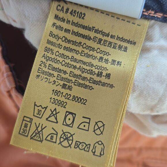 Scotch & Soda‎ Men's Warren Cotton Blend Chino Pants Orange Size 30 X 32 - Picture 9 of 9